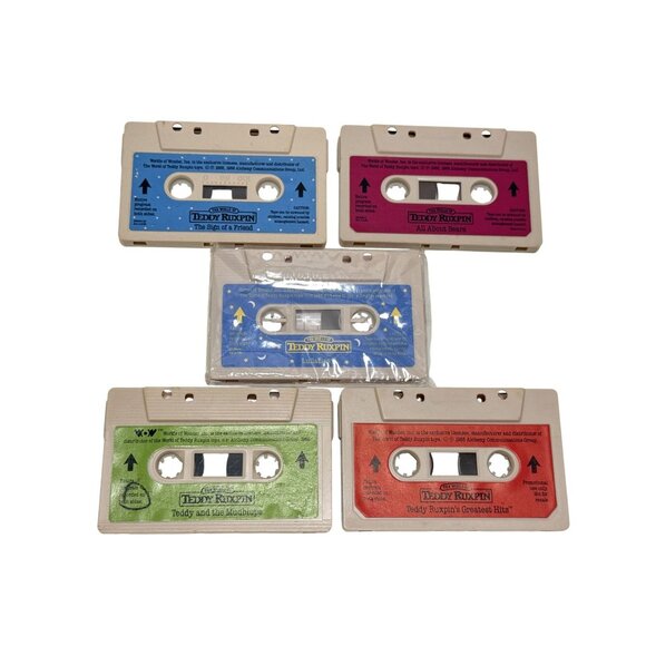 Teddy Ruxpin Cassettes Sign of a Friend Mudblups All about bears Lullabies II - Picture 2 of 9